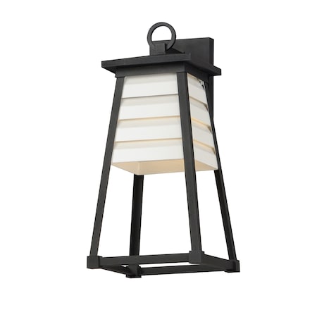 Maxim Lighting Shutters 1-Light Medium Outdoor Wall Sconce 40634WTBK